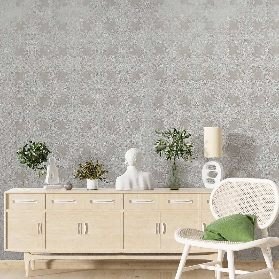 Whisper Baroque Design With Subtle Shine Wallpaper 352053