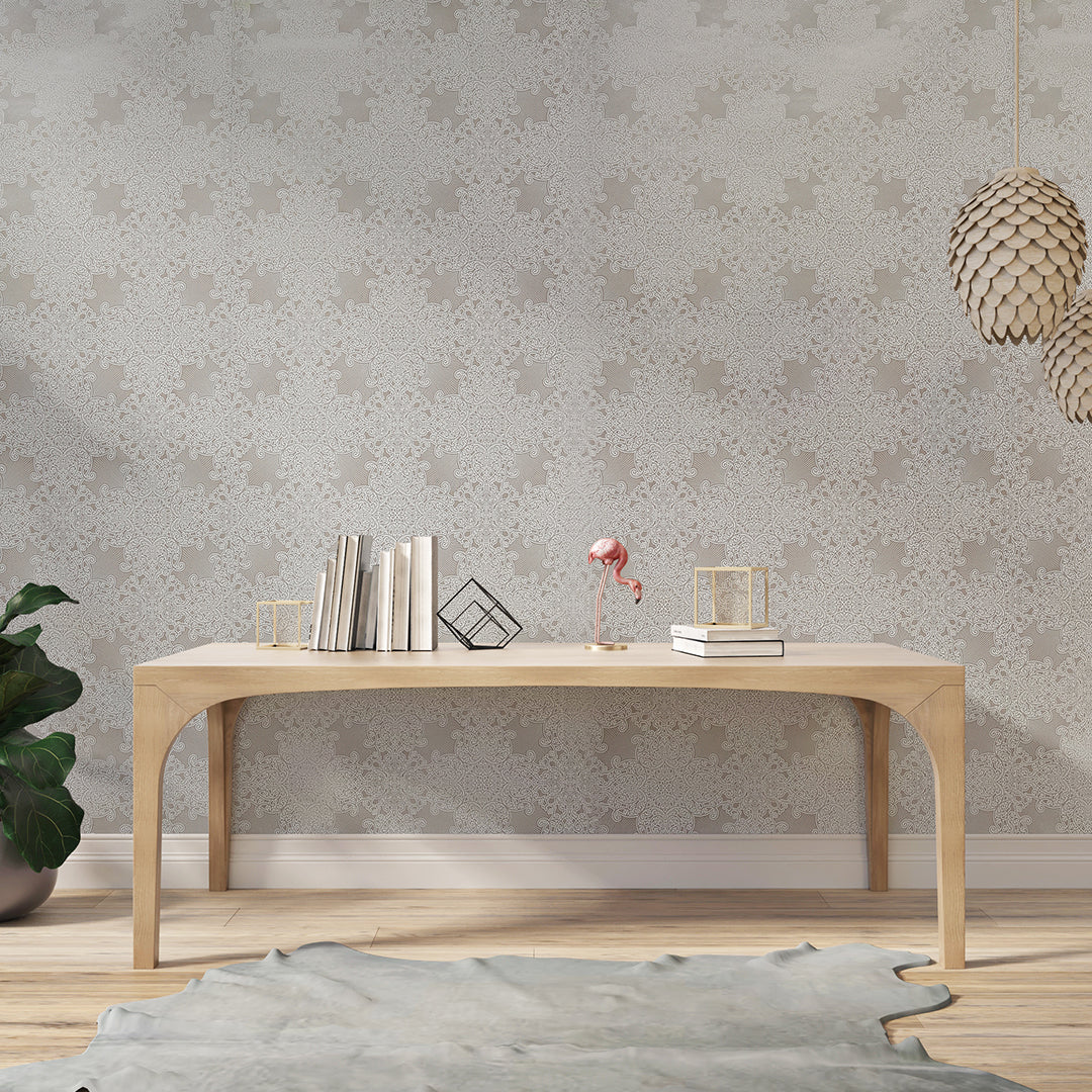 Whisper Baroque Design With Subtle Shine Wallpaper 352053