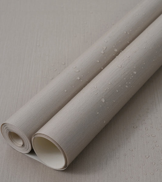 Fleurique Faded Beige Plain Design Wallpaper 321853