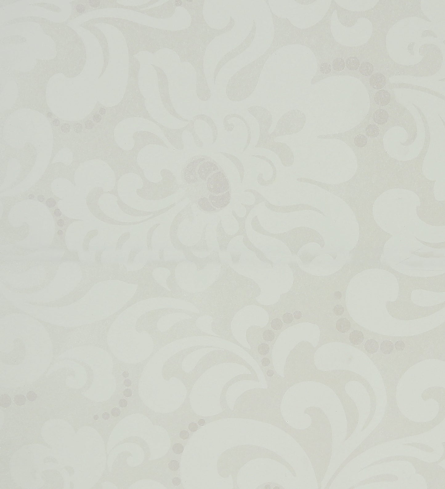 Zircon Off White Pearly Floral Wallpaper 317020