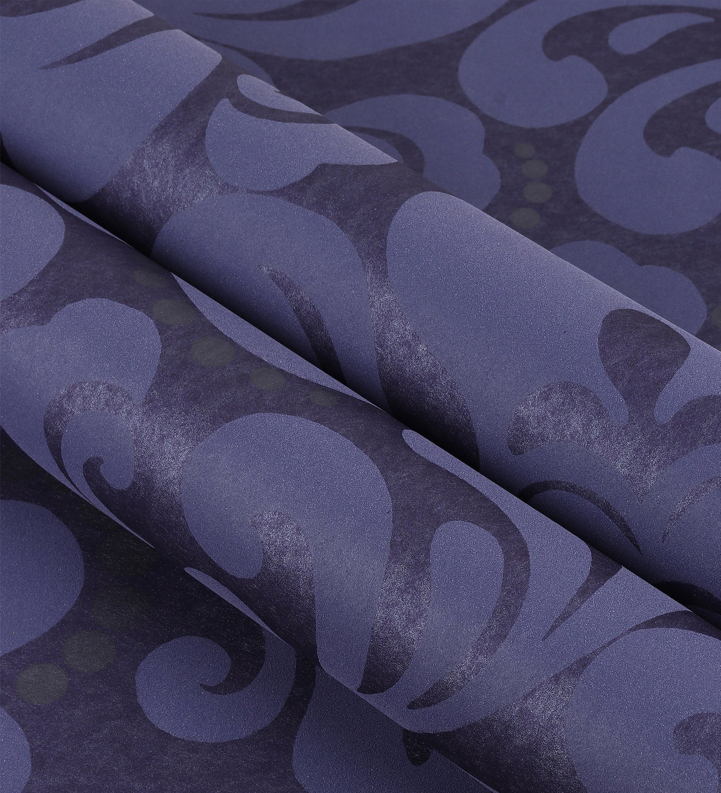 Zircon Grape Purple Pearly Floral Wallpaper 317024