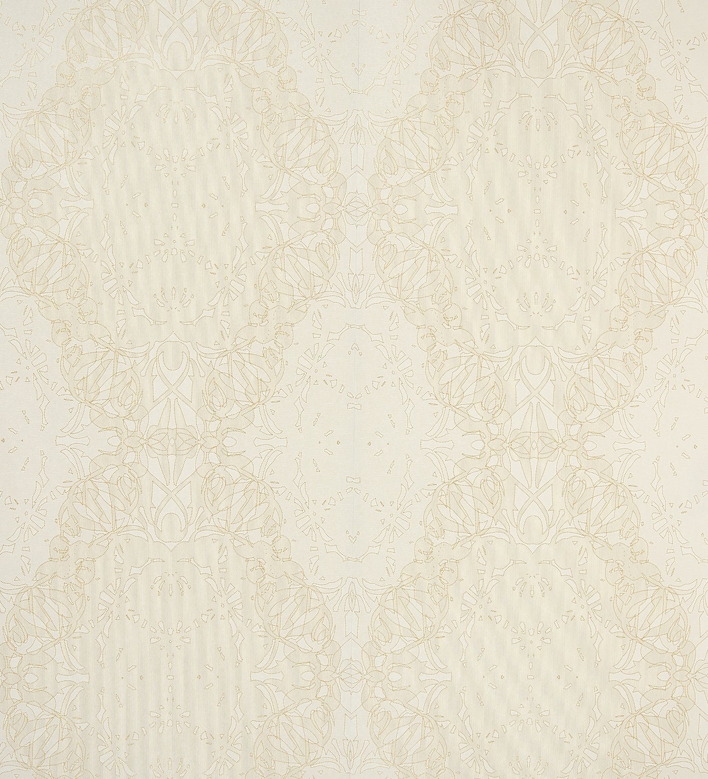 Zircon Beige Dotted Imperial Ogee Wallpaper 317061