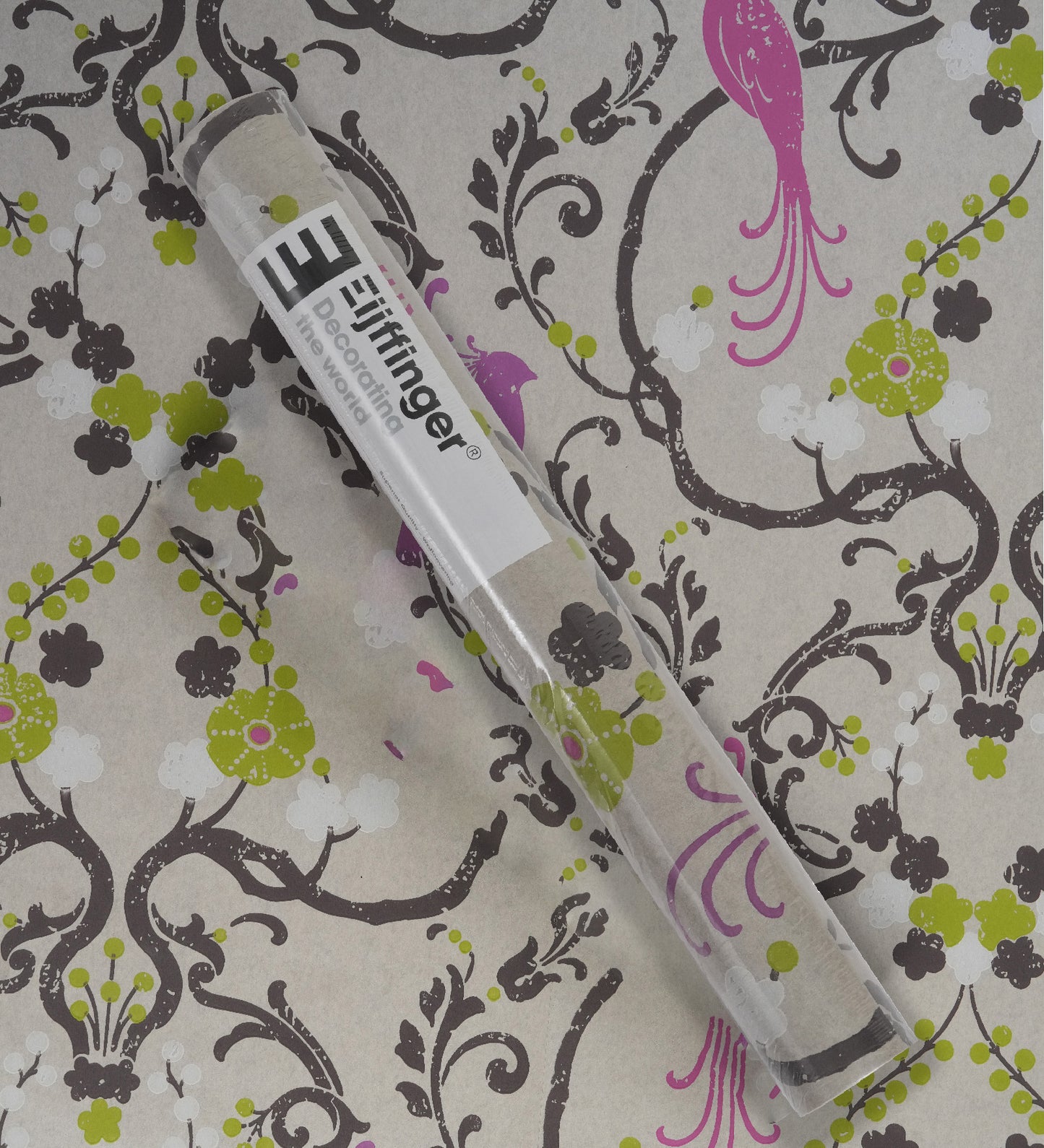 Flamenco Beige Floral Design Wallpaper 320722