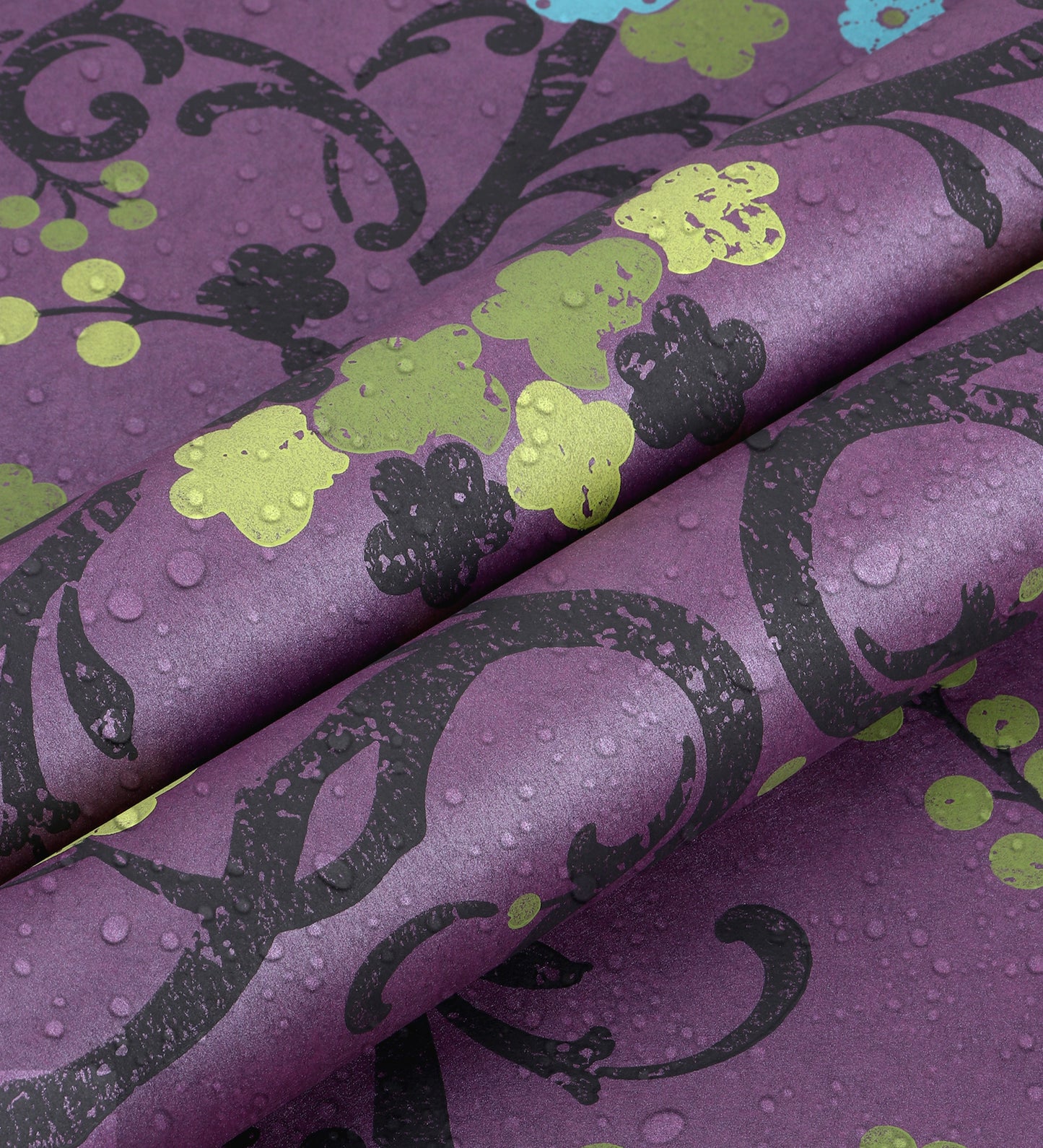 Flamenco Purple Floral Design Wallpaper 320729