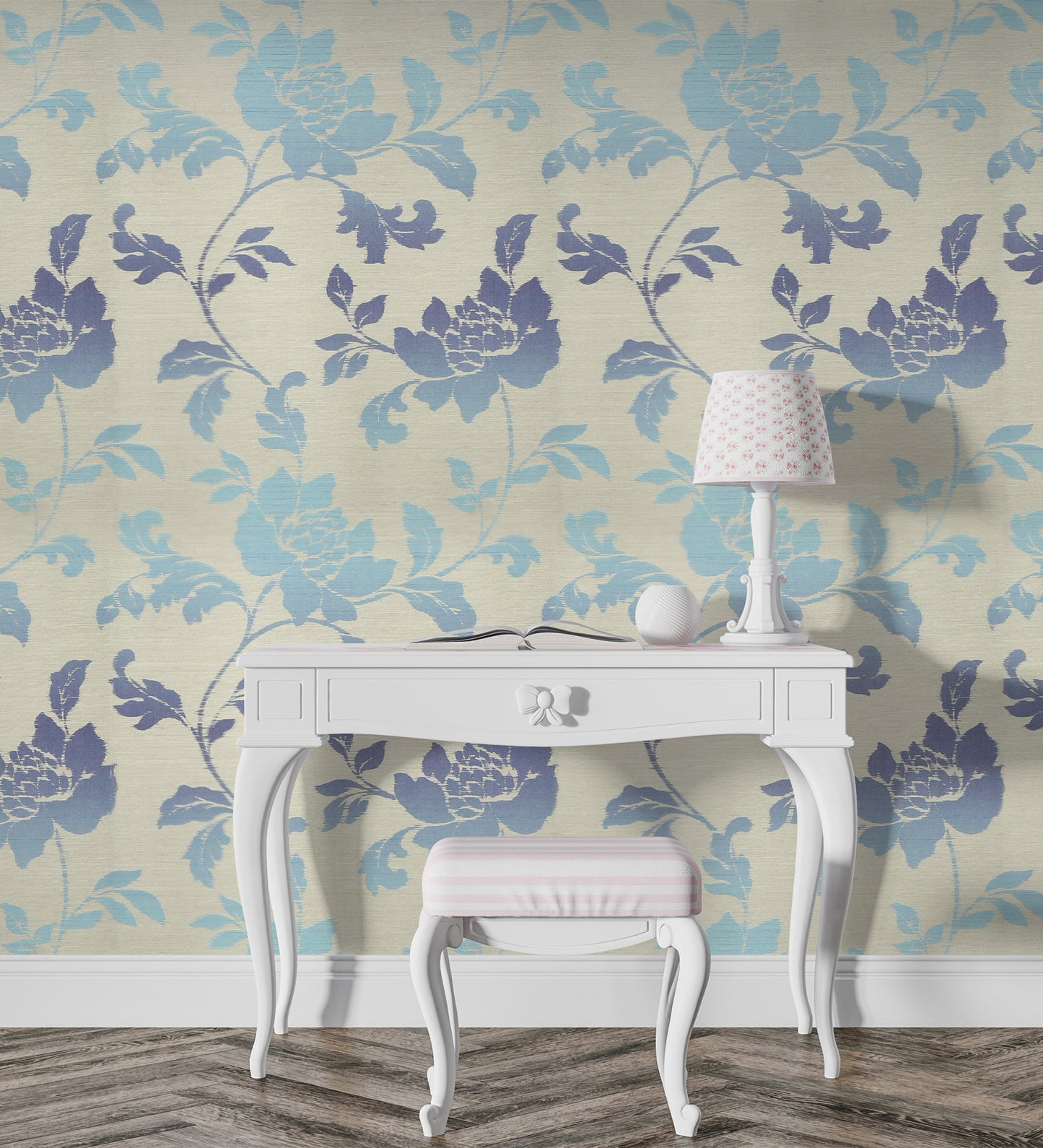 Flamenco Violet Floral Design Wallpaper 320763