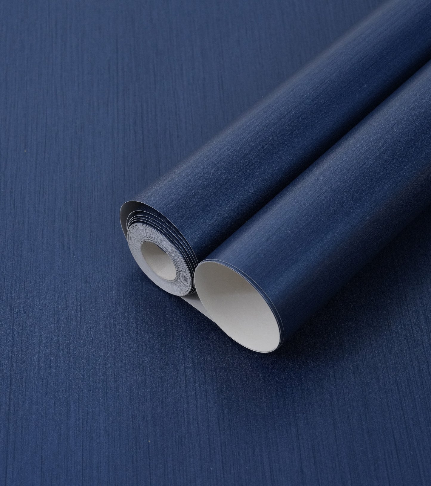 Fleurique Glossy Blue Plain Wallpaper 321851