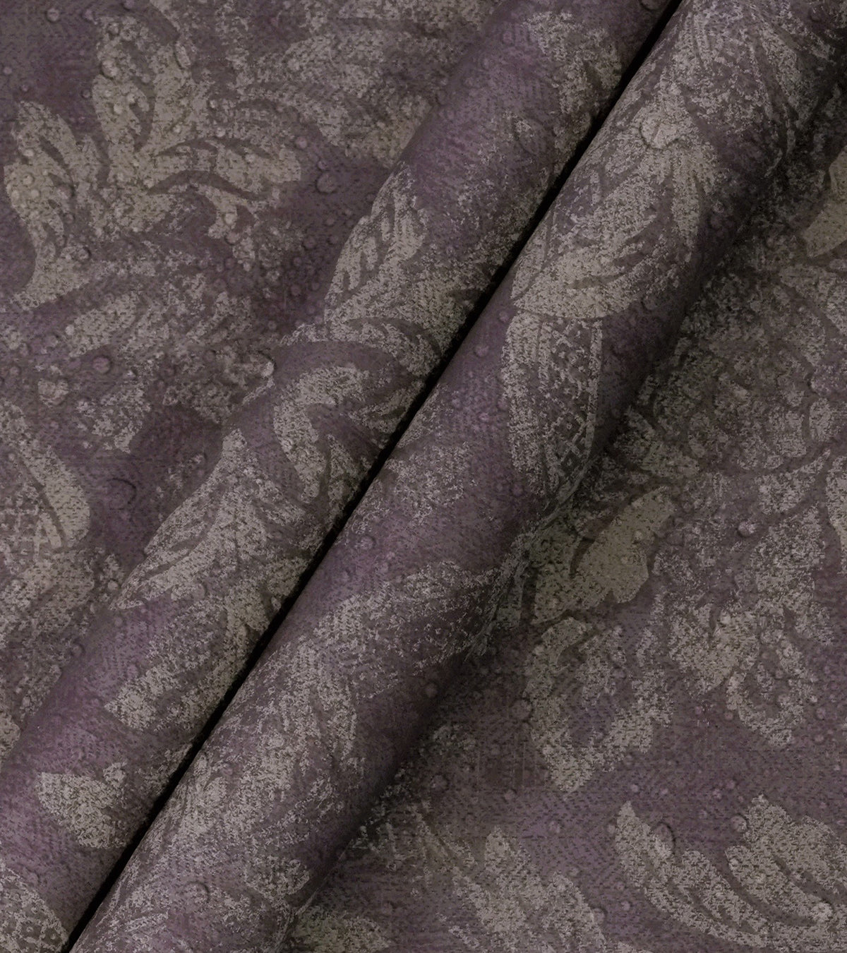 American Classic Wine Yellow Smudged Jacquard Wallpaper 330857
