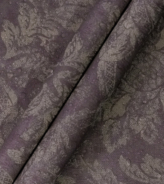 American Classic Wine Yellow Smudged Jacquard Wallpaper 330857