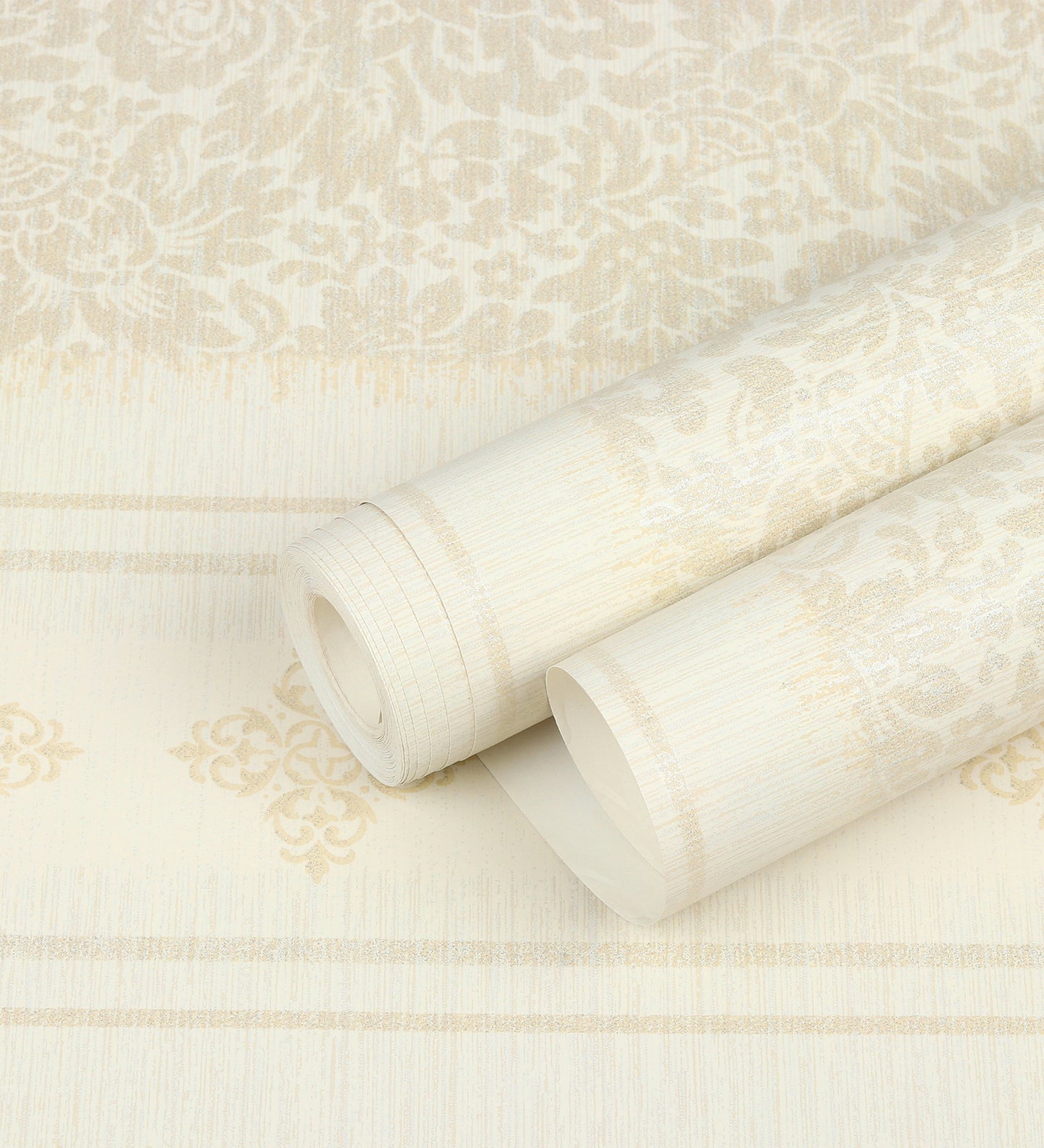 Lyndhurst Beige Baroque Design Wallpaper 331902