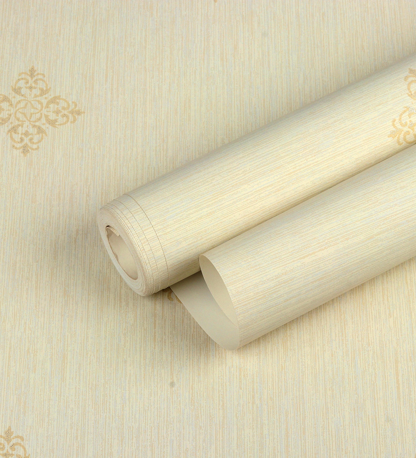 Lyndhurst Beige Baroque Motif Design Wallpaper 331906