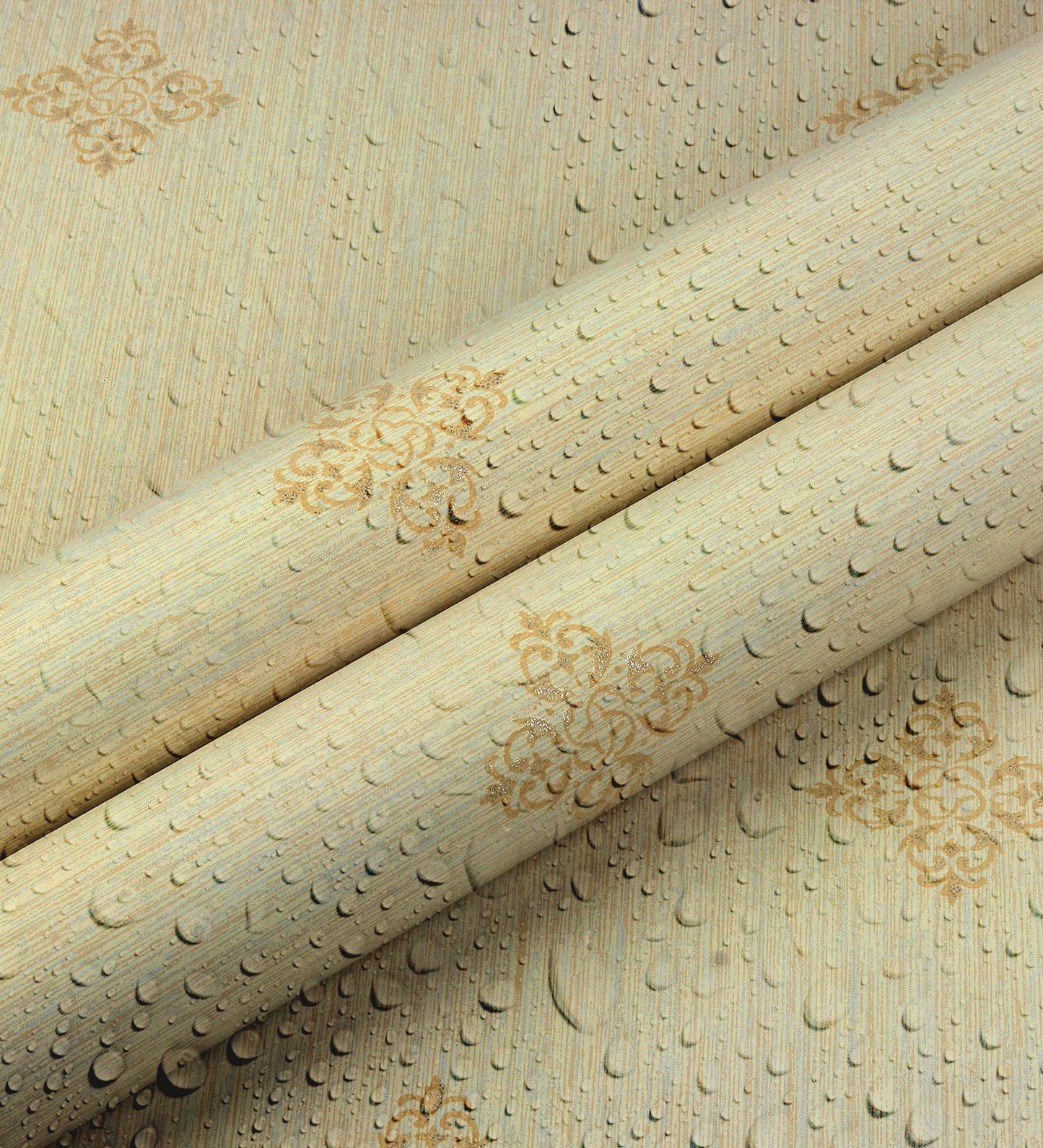 Lyndhurst Beige Baroque Motif Design Wallpaper 331906