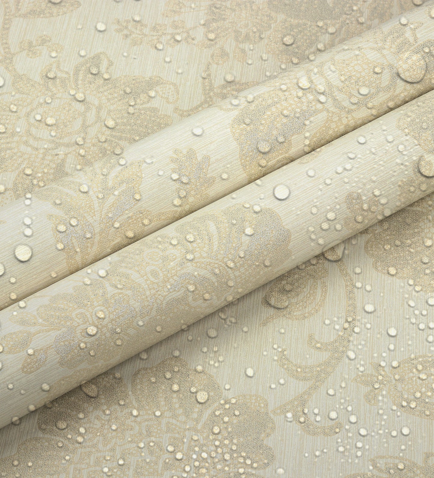 Lyndhurst Beige Damask Design Wallpaper 331949