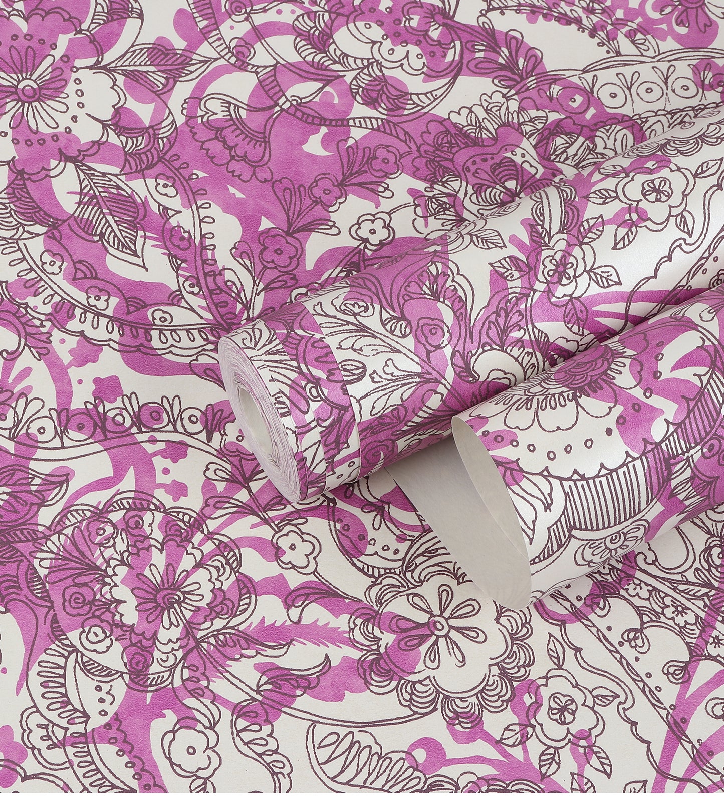 Raval Light Pink Floral Design Wallpaper 341522
