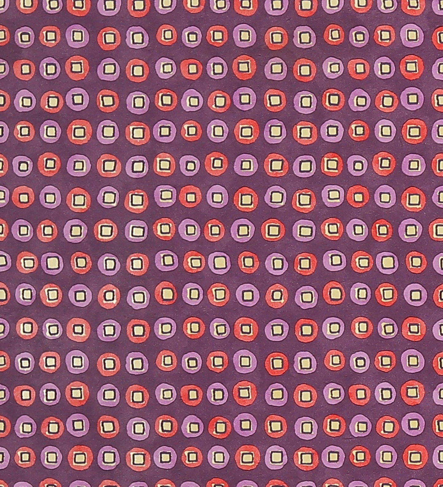 Raval Red & Purple Classic Dotted Circle Design Wallpaper 341541