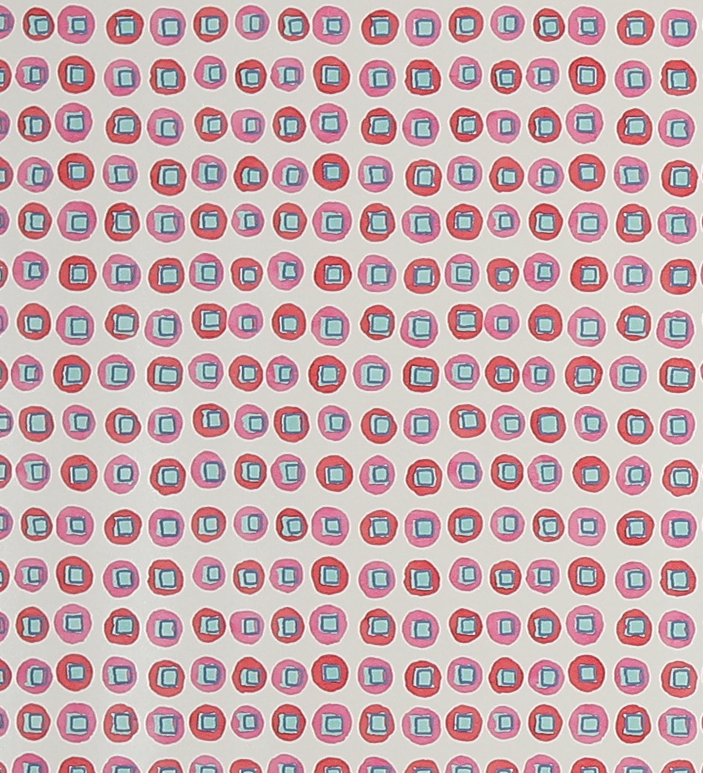 Raval Red & Pink Classic Dotted Circle Design Wallpaper 341542