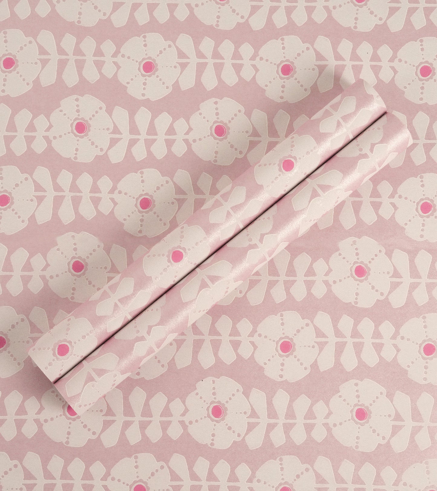 Flamenco Pink Floral Design Wallpaper 320712