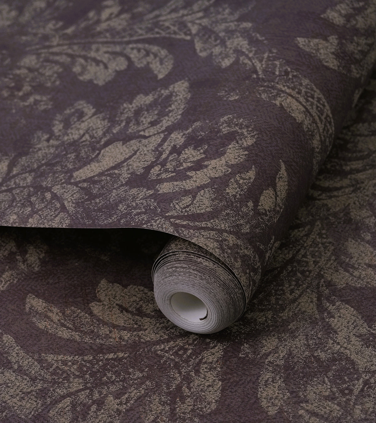 American Classic Wine Yellow Smudged Jacquard Wallpaper 330857