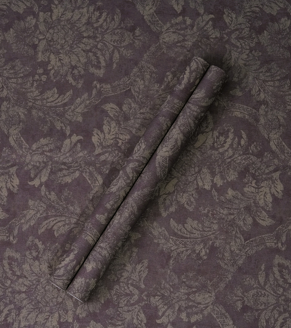 American Classic Wine Yellow Smudged Jacquard Wallpaper 330857
