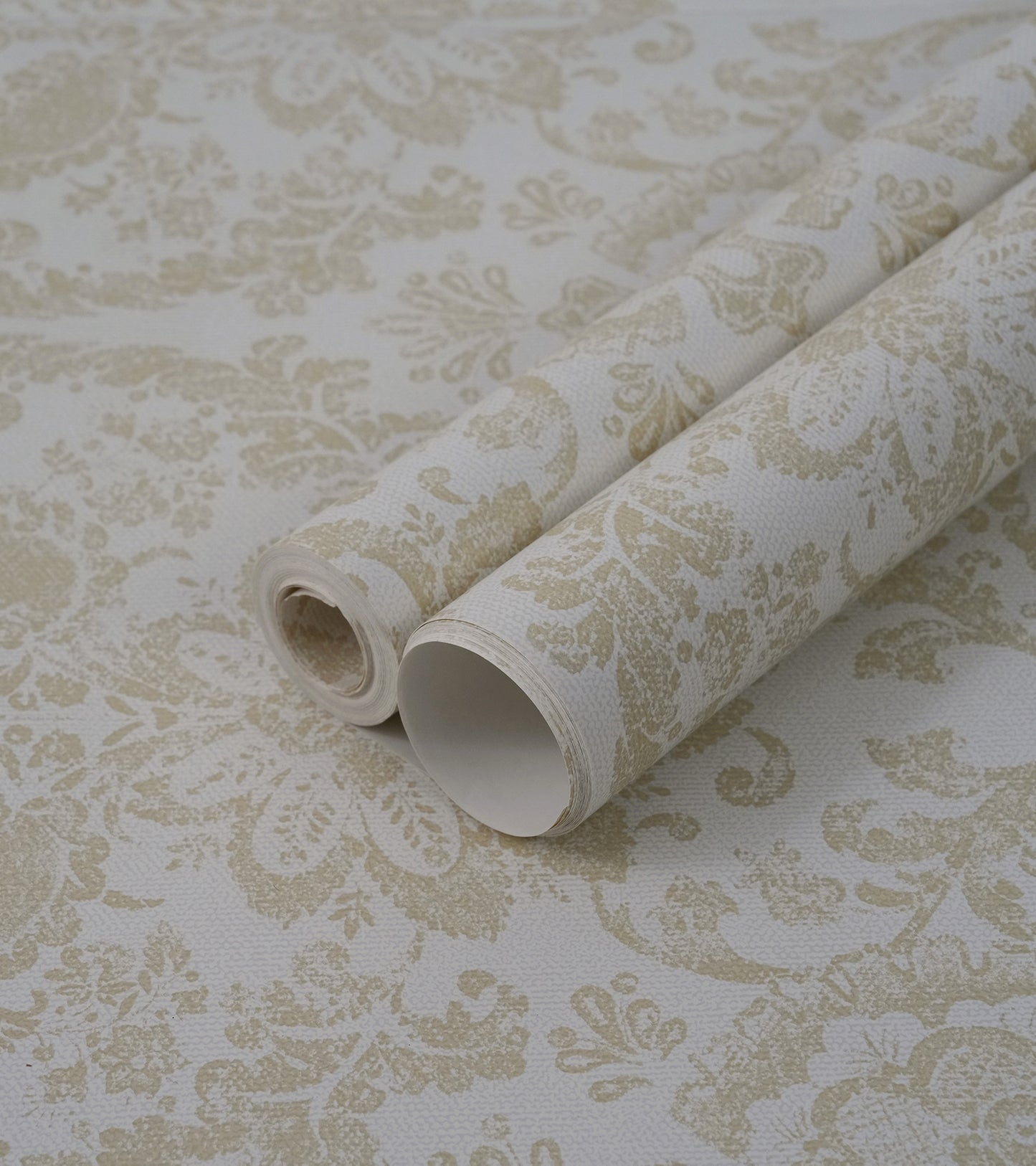 American Classic Beige Baroque Wallpaper 330802