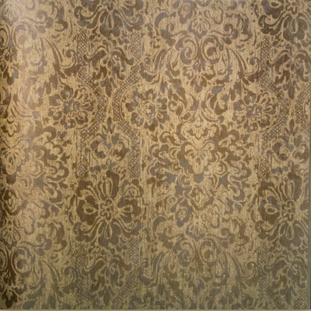 American Archive Golden Trellis Moire Wallpaper 331772