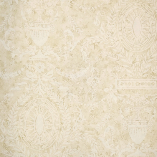 American Classic Beige Contemporary Moire Wallpaper 330844