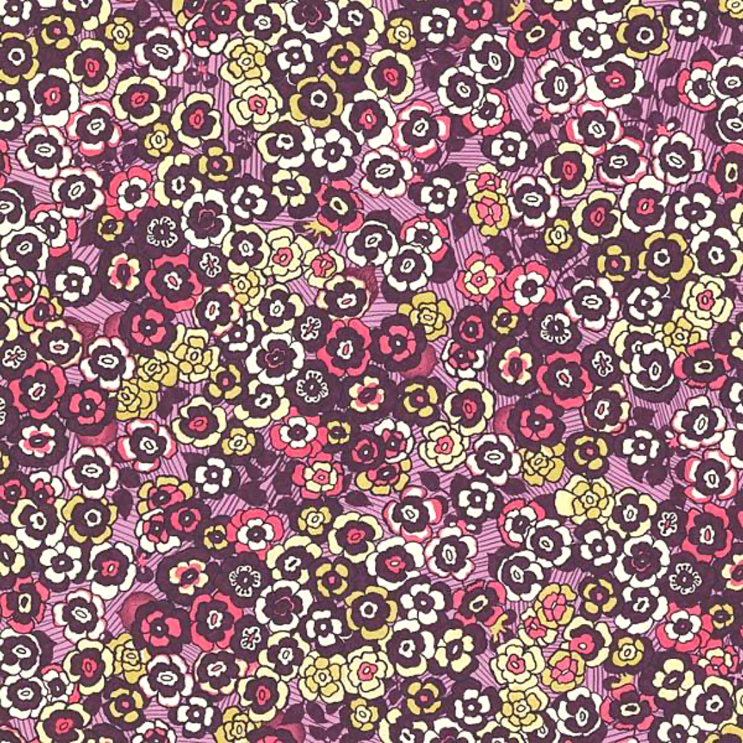 Raval Pink, Yellow & White Floral Design Wallpaper 341501