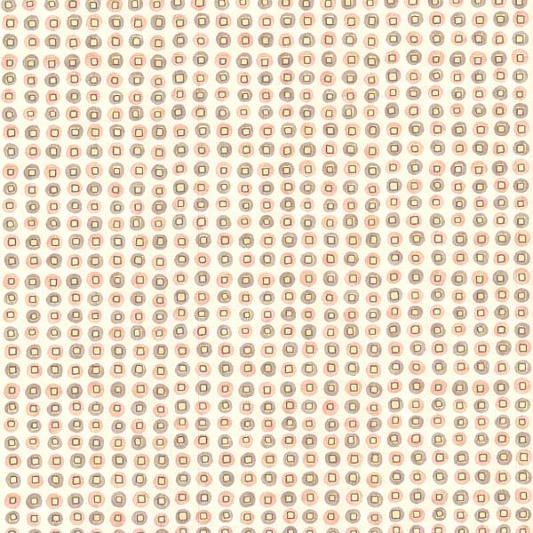 Raval Beige Classic Dotted Circle Design Wallpaper 341544