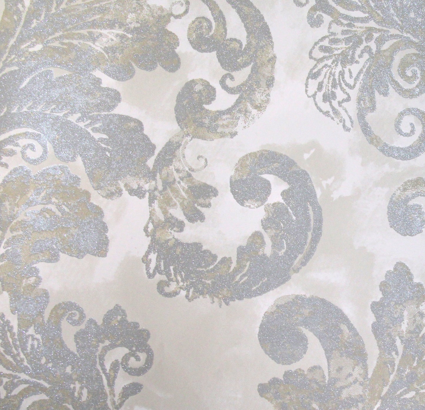 Lyndhurst Grey Damask Design Wallpaper 331930