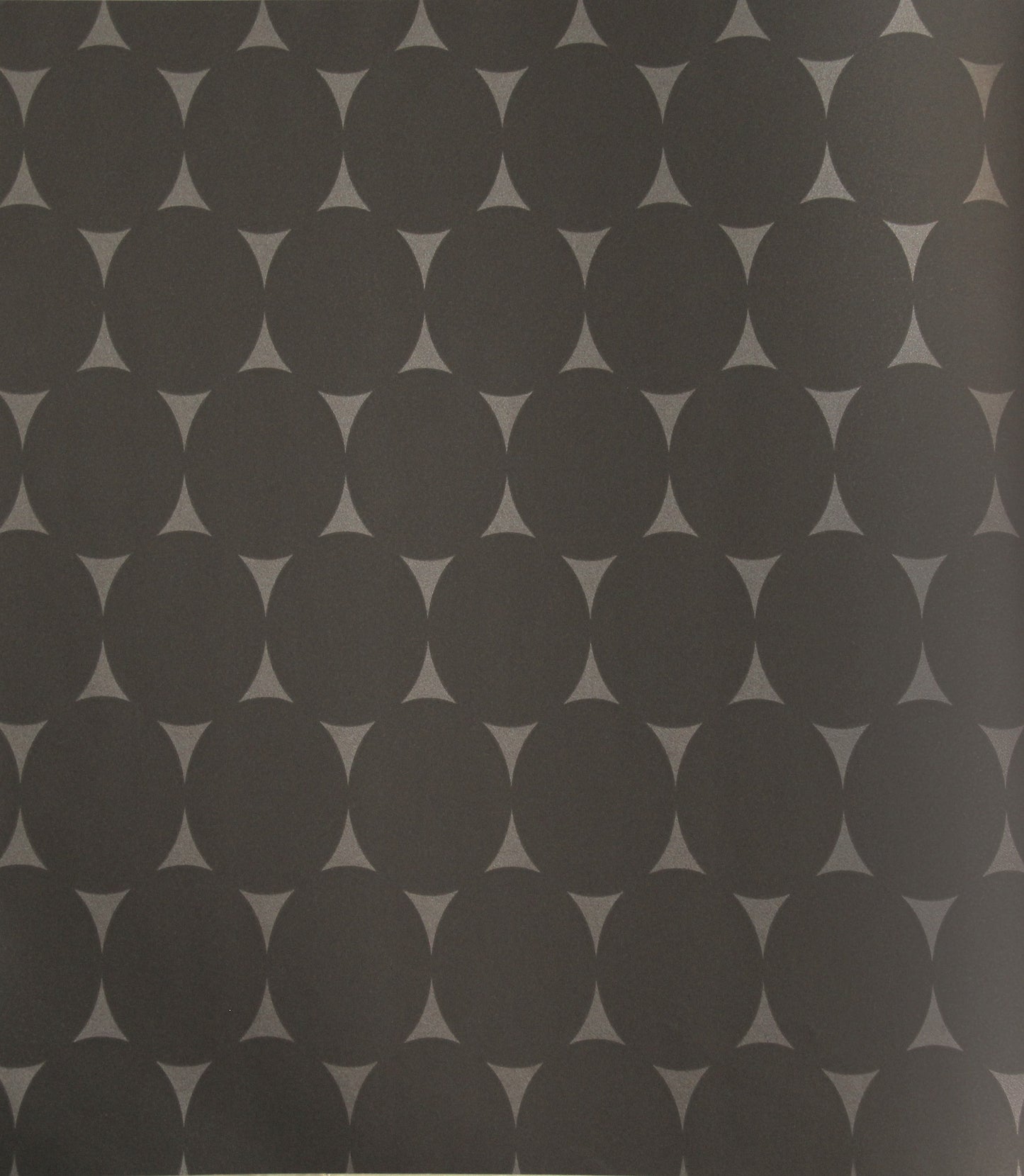 Gracia Ash Gray Oval Mod Wallpaper 301255
