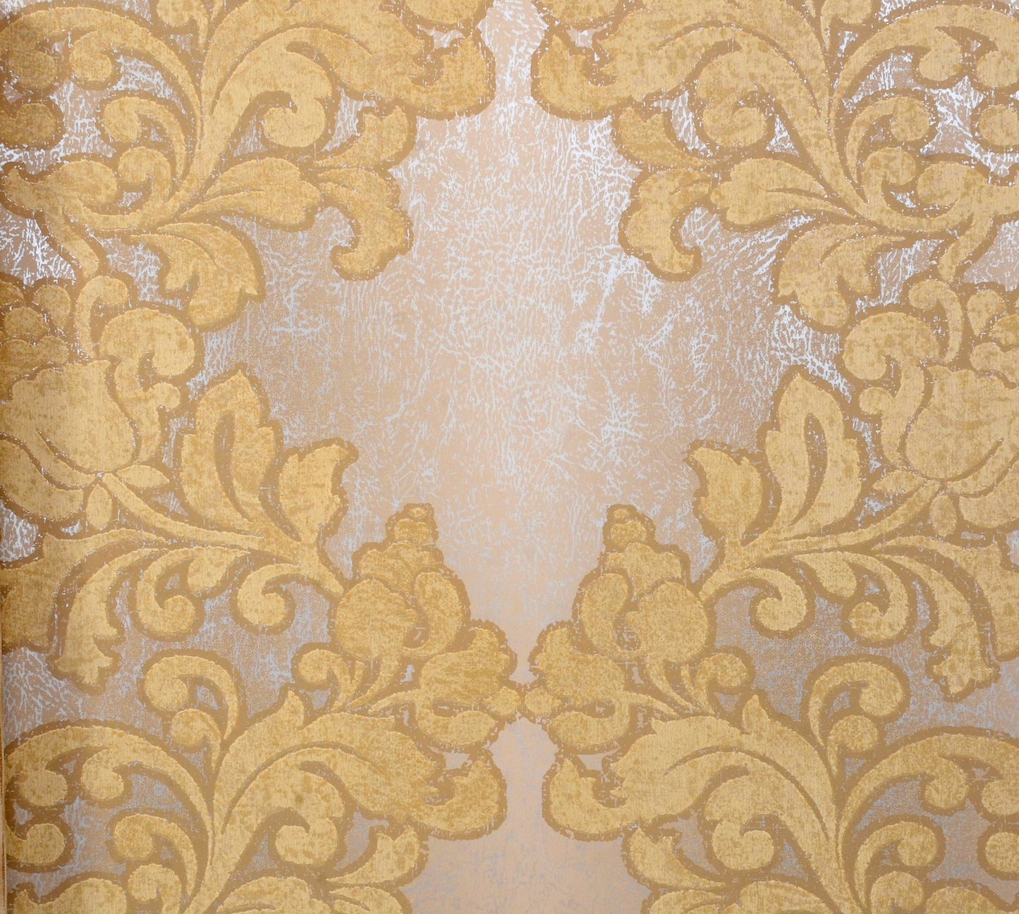 American Archive Dappled Beige Baroque Wallpaper 331780