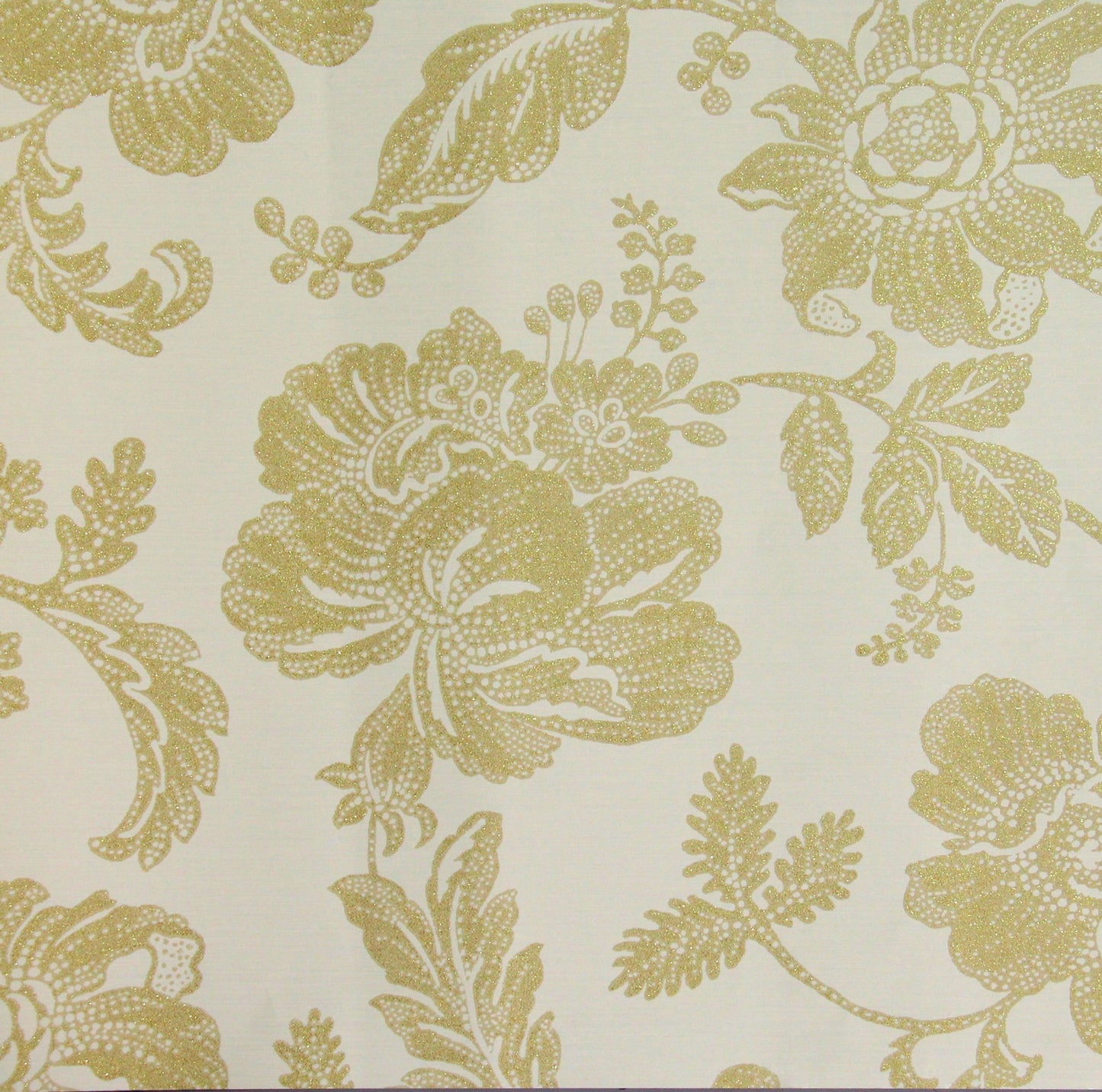 Lyndhurst Faded Golden Floral Design Wallpaper 331950