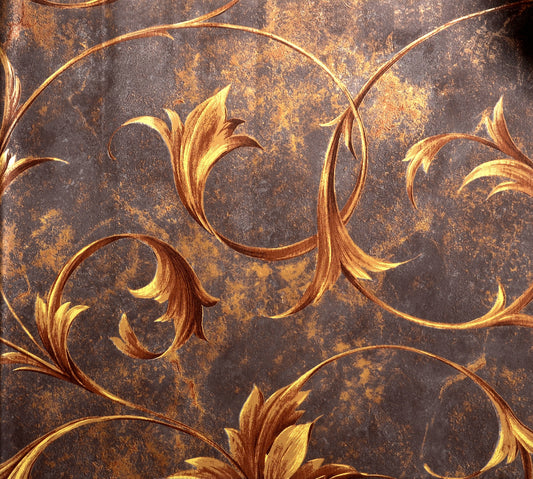American Classic Gray Bronze Natural Swirls Wallpaper 330868