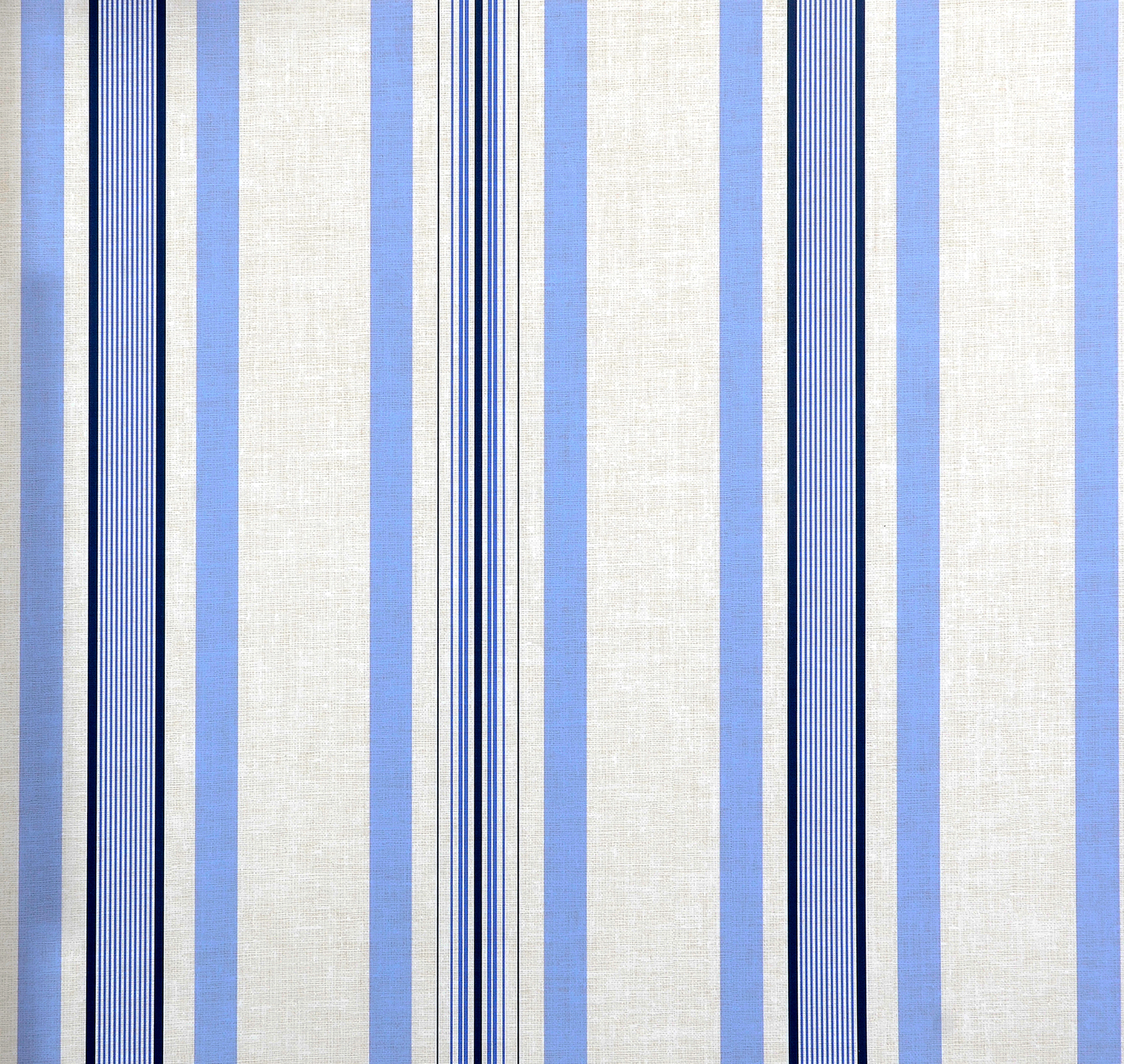 American Classic Blue Cream Hairline Stripes Wallpaper 330840