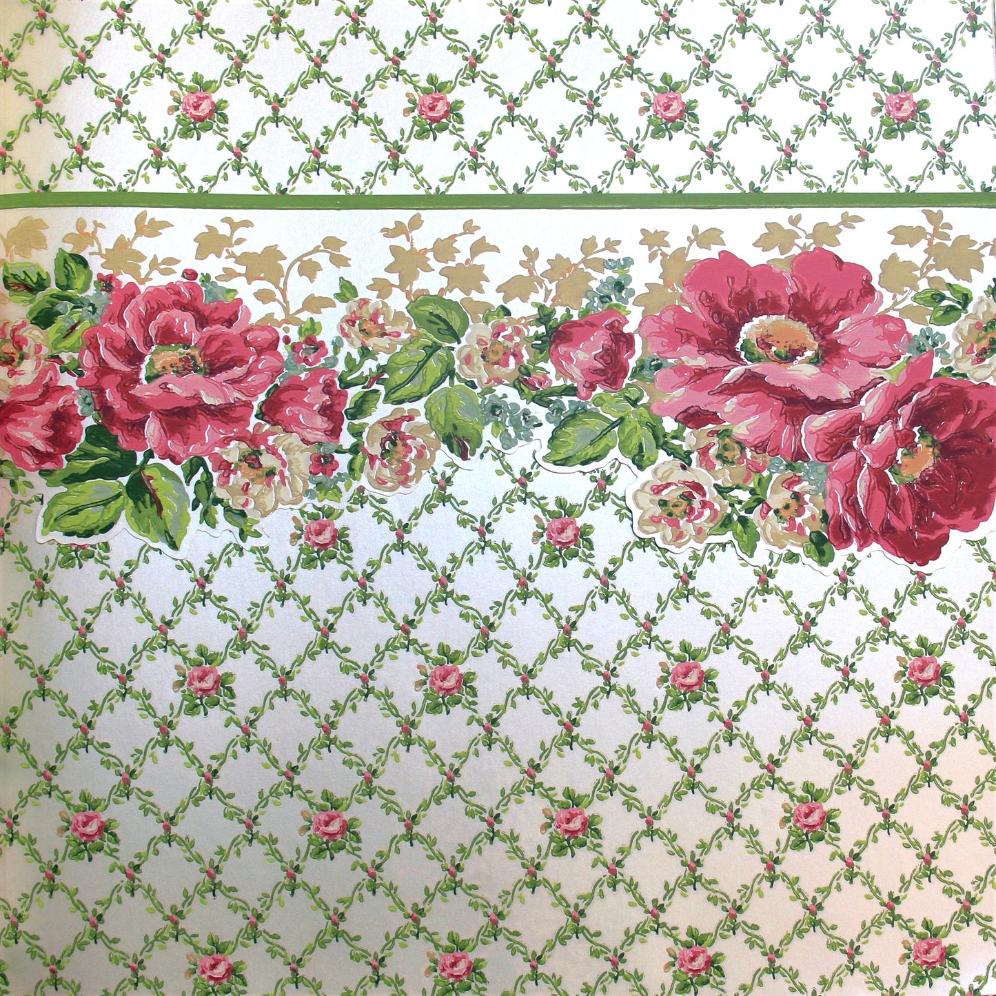 Lavender Dream Cherry Pink Floral Design Wallpaper 322305