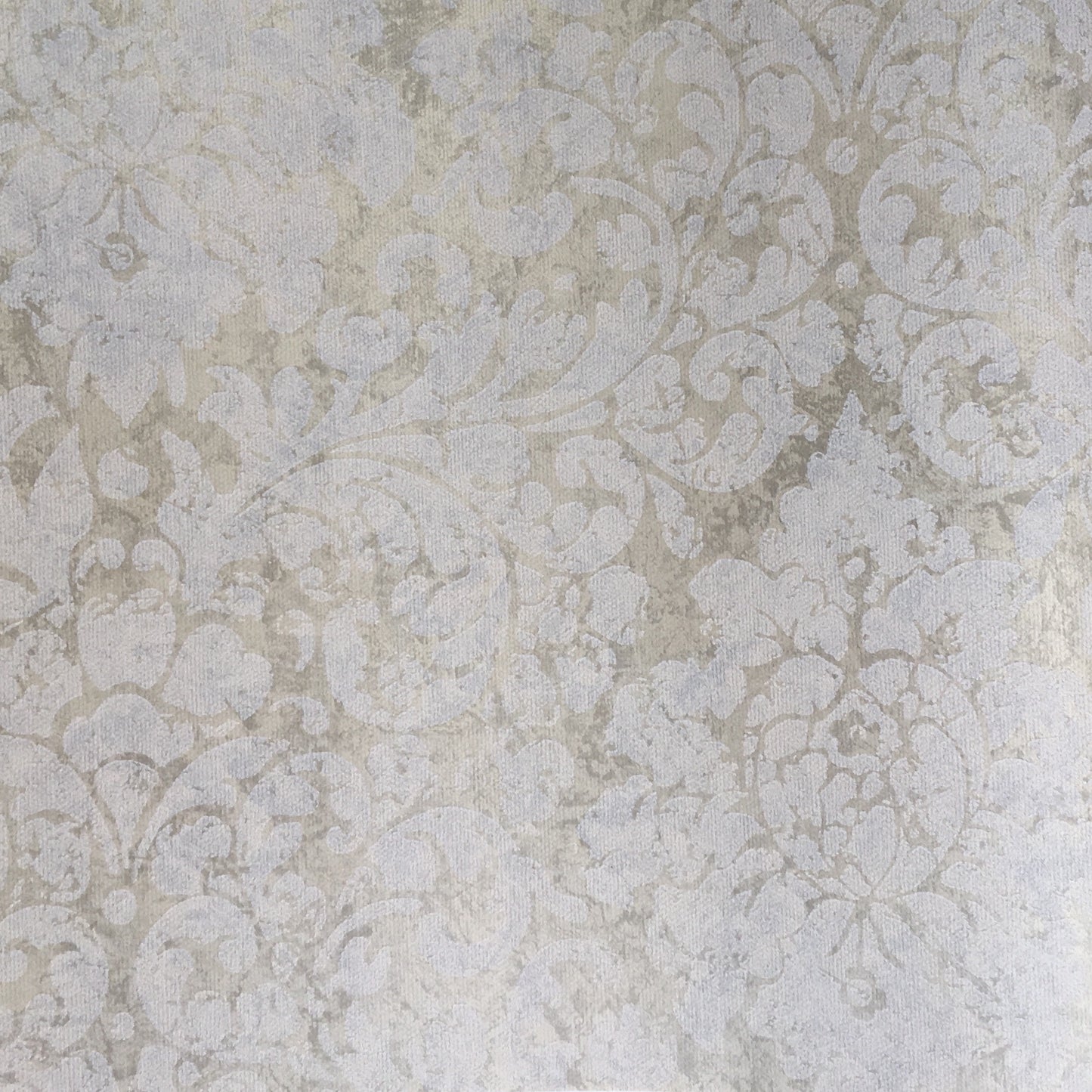 American Archive Sage Flocked Baroque Moire Wallpaper 331768