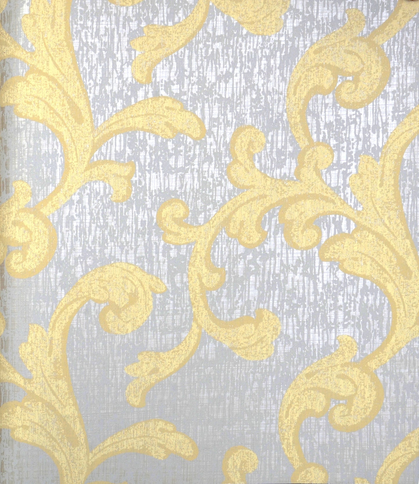 American Archive Ridged Beige Floral Damask Wallpaper 331731