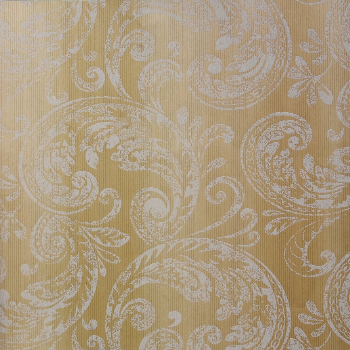 American Archive Gold Western Flocked Wallpaper 331736