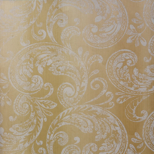 American Archive Gold Western Flocked Wallpaper 331736