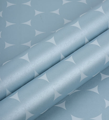 Gracia Sly Blue Oval Mod Wallpaper 301254