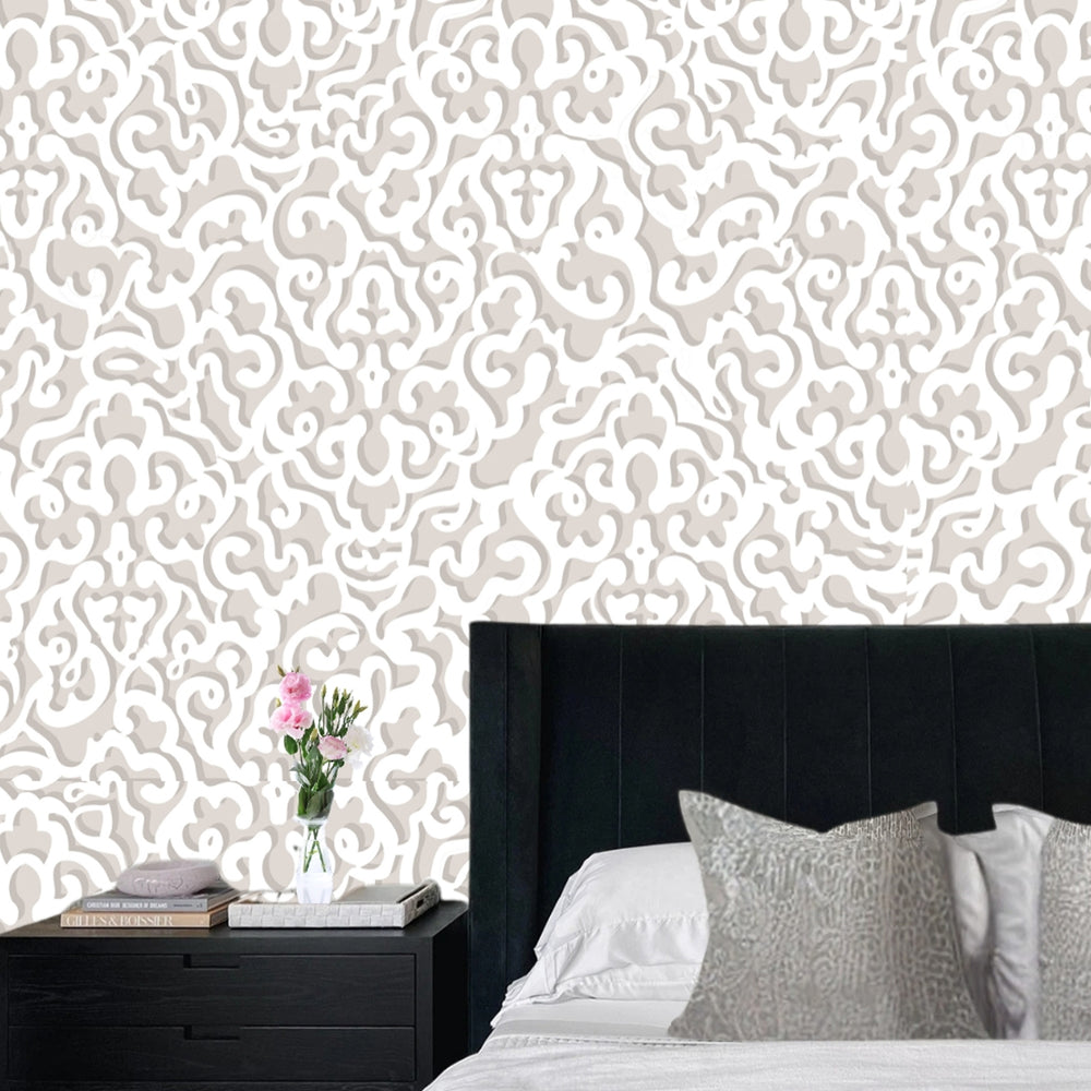 
                      
                        Zircon Beige Abstract Scroll Wallpaper 317010
                      
                    