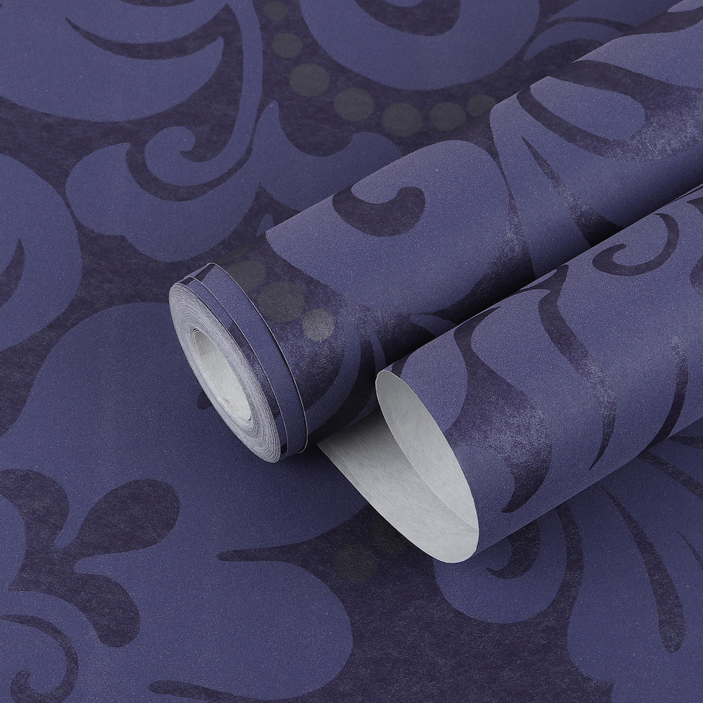 
                      
                        Zircon Grape Purple Pearly Floral Wallpaper 317024
                      
                    