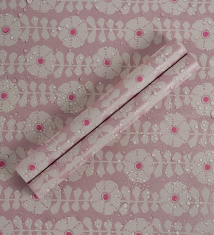 Flamenco Pink Floral Design Wallpaper 320712