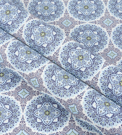 Flamenco Blue Circular Design  Wallpaper 320735