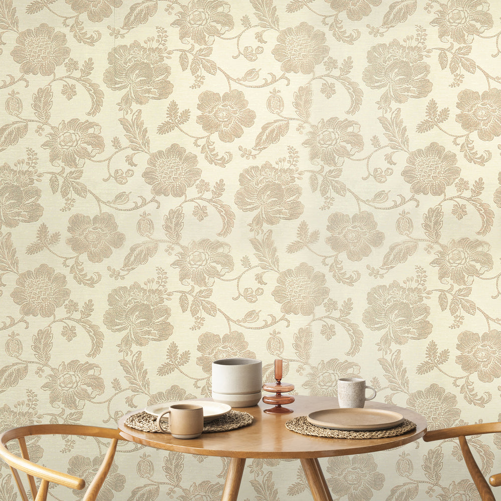 
                      
                        Lyndhurst Beige Damask Design Wallpaper 331949
                      
                    