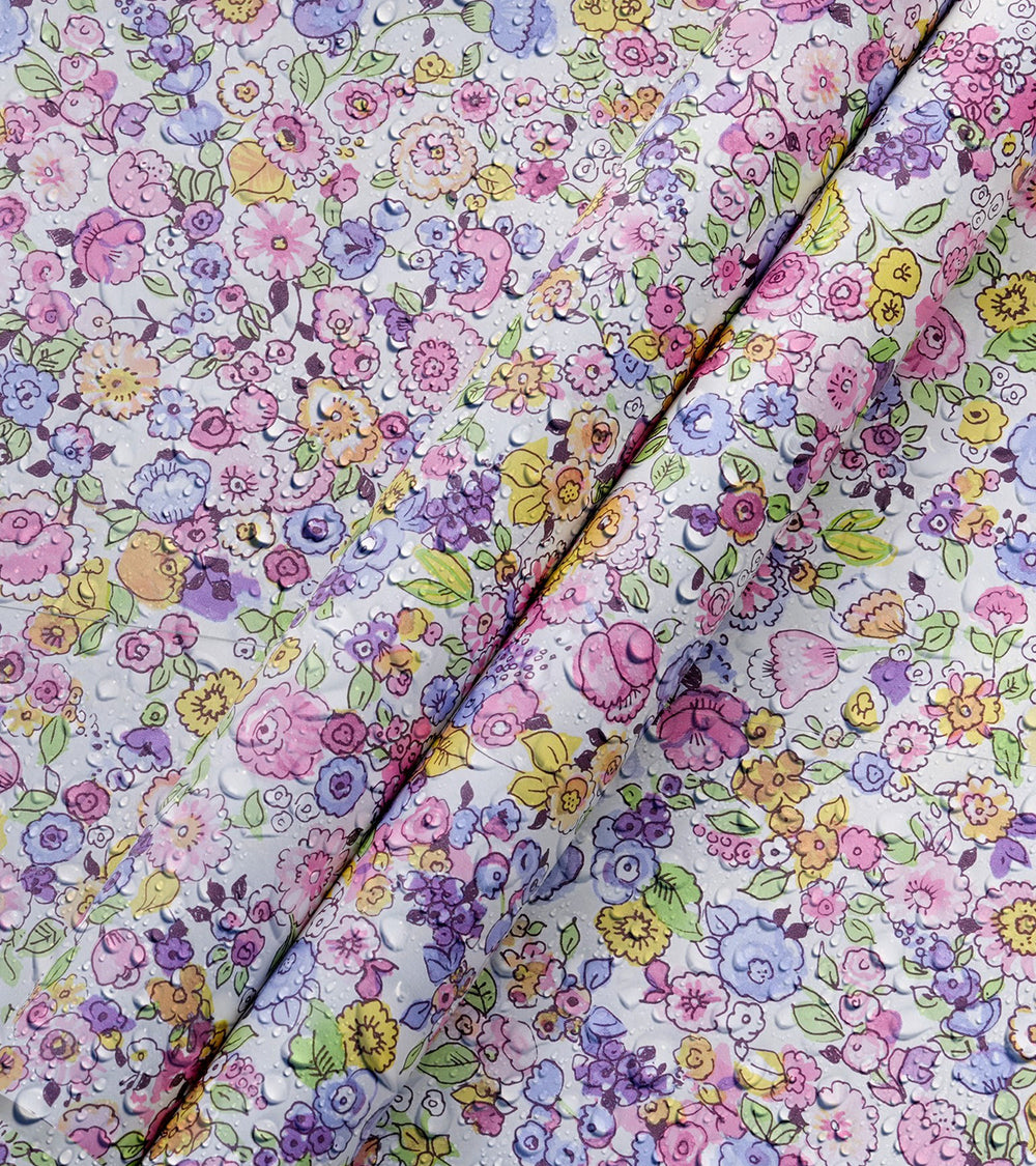 Raval Cherry Red, Yellow & Violet Floral Design Wallpaper 341531