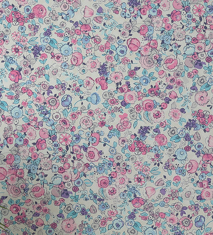 Raval Sky Blue, Pink & White Floral Design  Wallpaper 341532