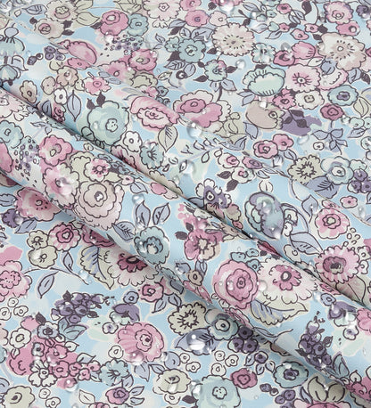 Raval Light Red, Light Yellow &Sky Blue Floral Design Wallpaper 341533