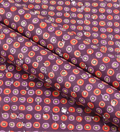 Raval Red & Purple Classic Dotted Circle Design Wallpaper 341541