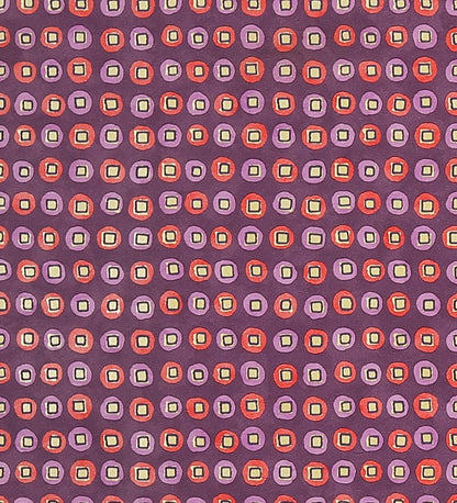 Raval Red & Purple Classic Dotted Circle Design Wallpaper 341541