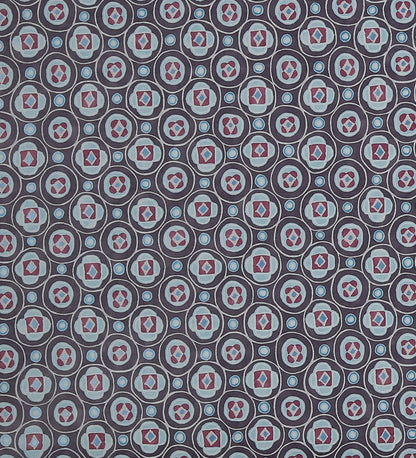 Raval Light Brown & White Classic Dotted Circle Design Wallpaper 341553